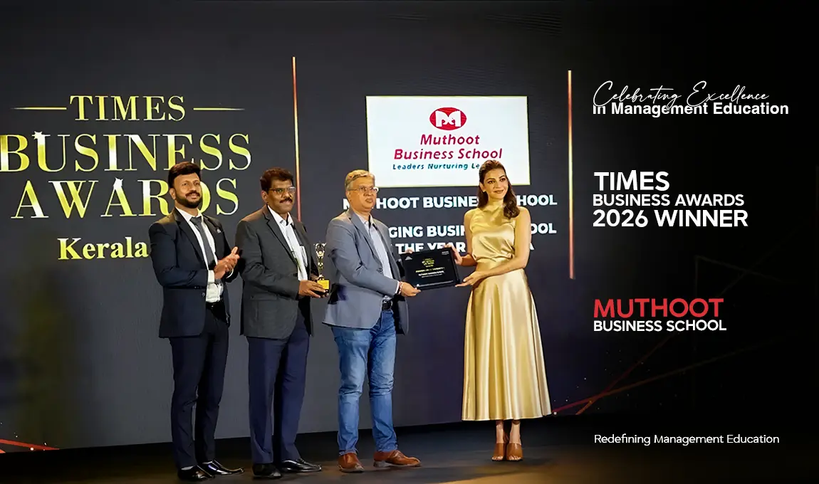 We’ve Been Recognised: Muthoot Business School Wins at the Times Business Awards 2026